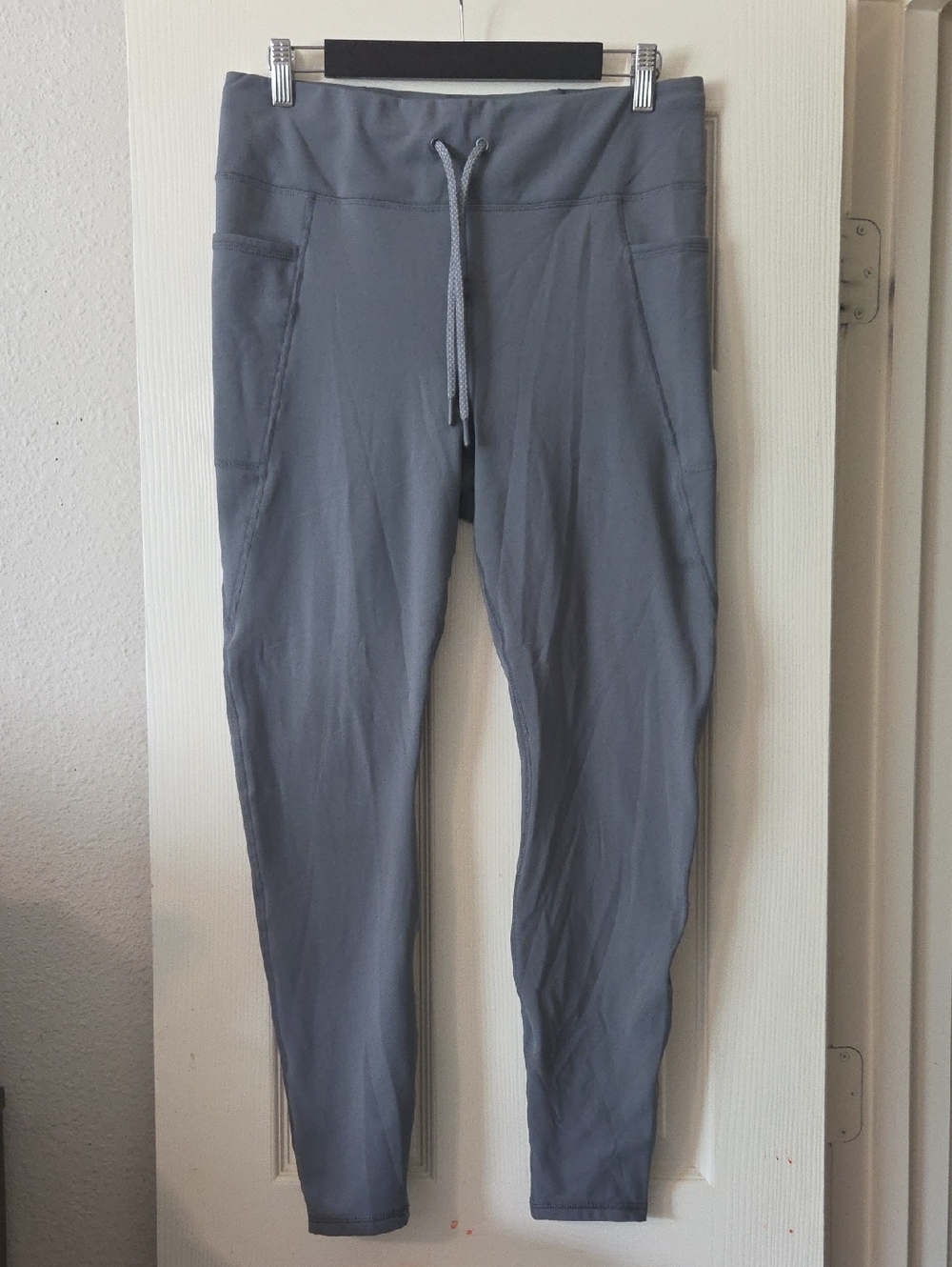 Yogalicious Fleece Lined Drawstring Leggings Charcoal
